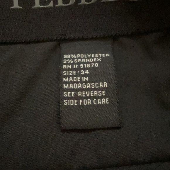 Black Pebble beach golf shorts worn 1 time. - Picture 3 of 4